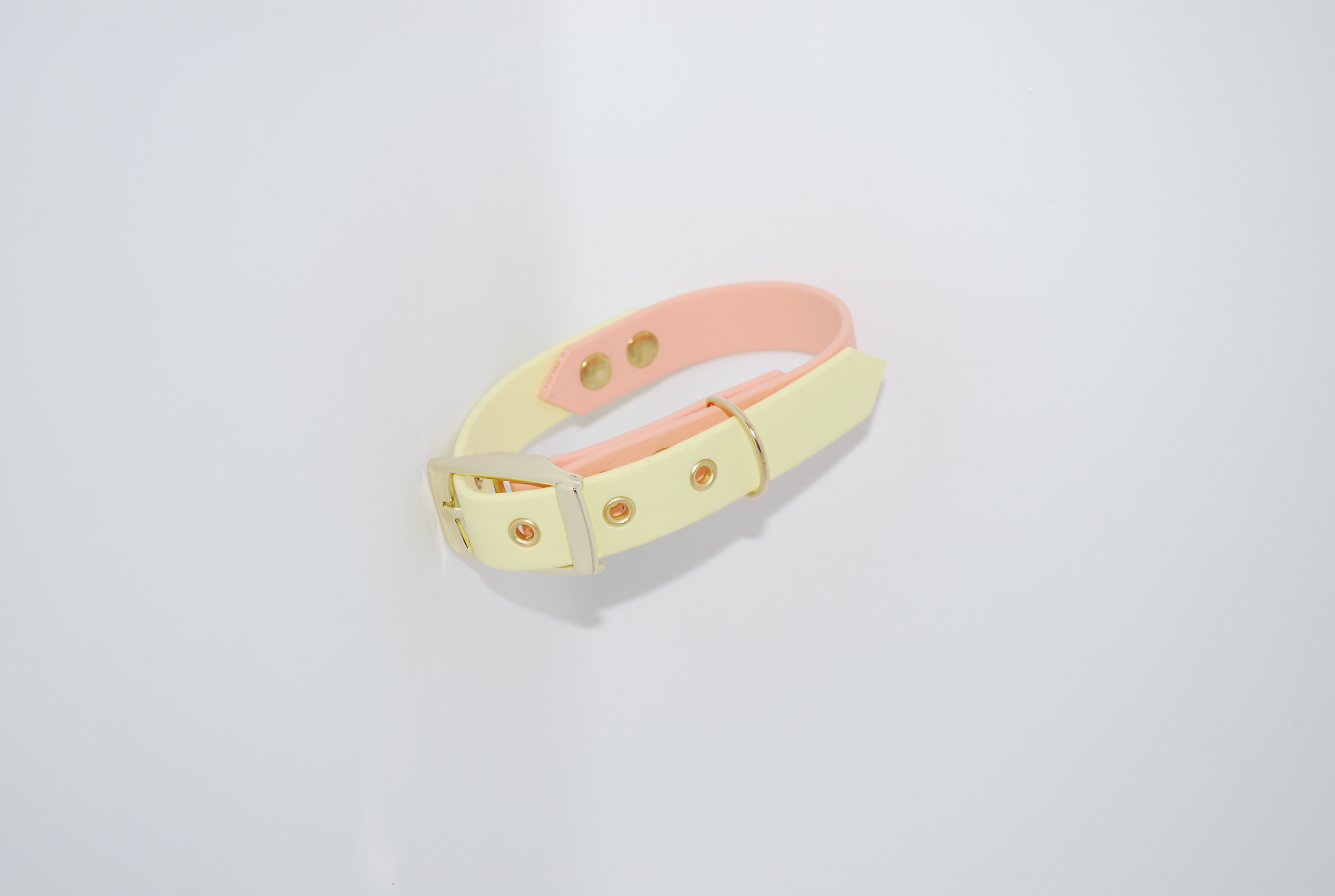 Biotano antkaklis "Pastel Peach-Yellow"