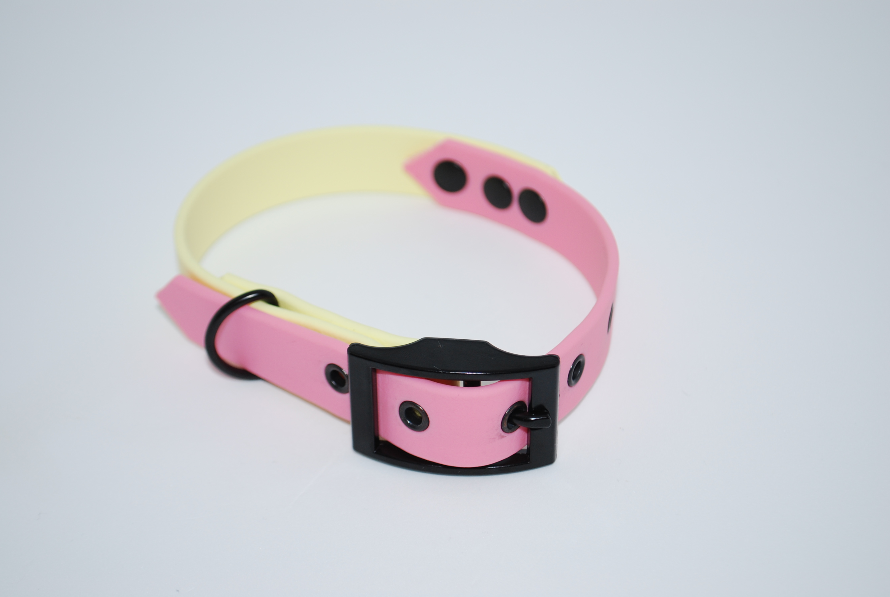 Biotano antkaklis "Pastel Pink-Yellow"