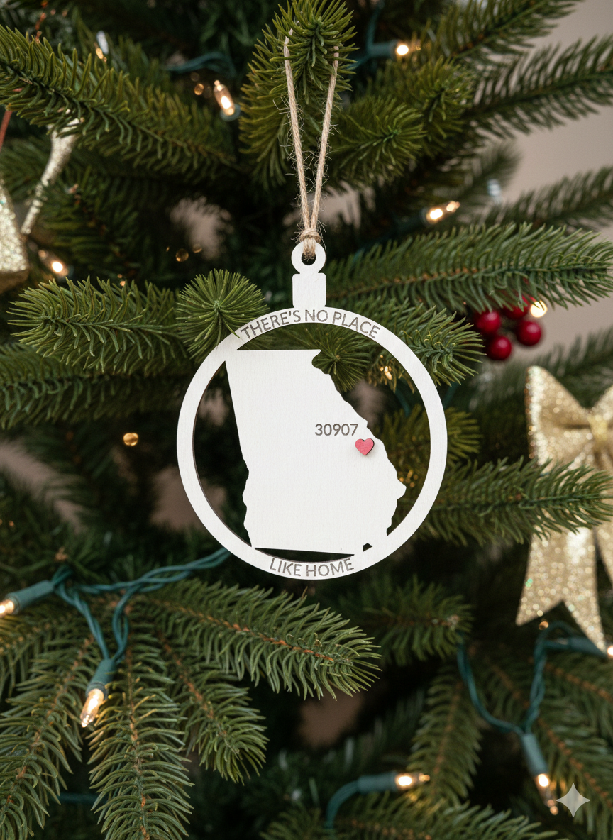There's no place like home ornament- Georgia