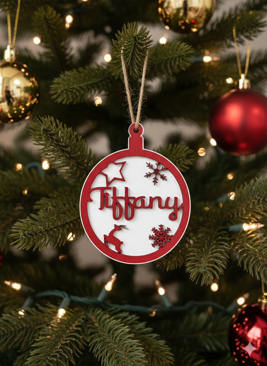 Personalized Christmas Tree Ornament