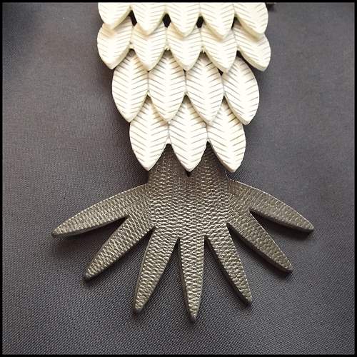 1960s Authentic Vintage Owl Necklace BIG Segmented Bird Pendant