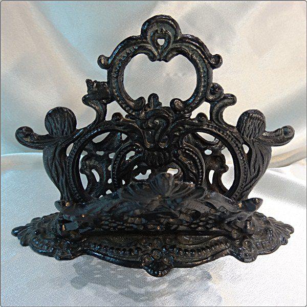 Early 1900s Bradley and Hubbard Antique Cast Metal Letter Holder