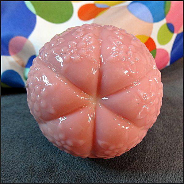 Antique Sugar Shaker Muffineer Pink Opalescent Glass Flowers