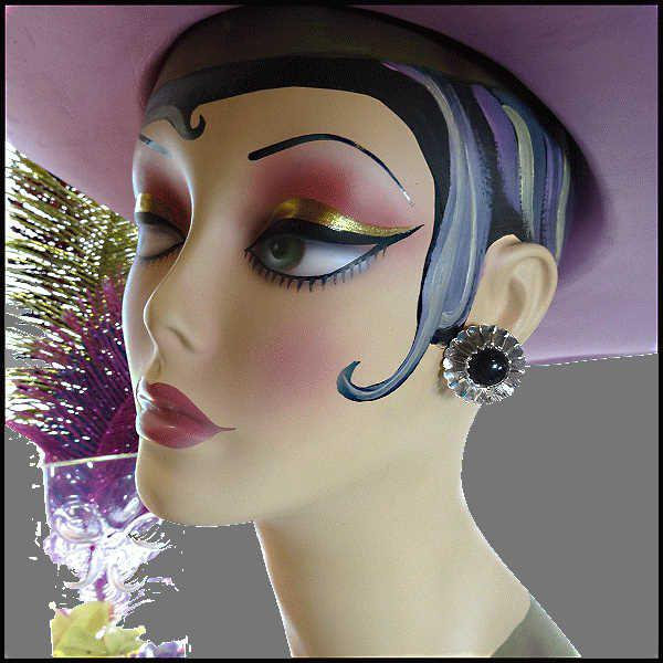 Celestial Silver Black Sarah Coventry Vintage Earrings