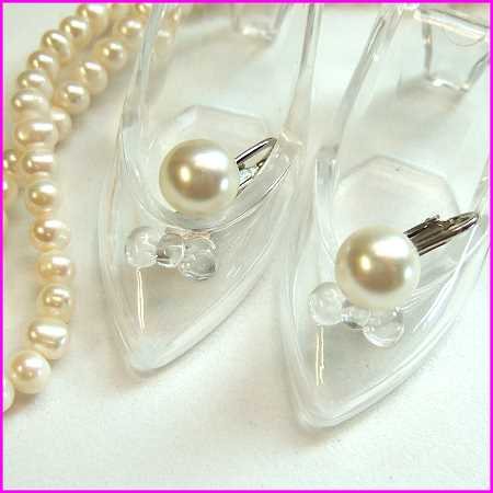 1960s Vintage Cultured Pearl Earrings 10mm Studs Signed Richelieu 