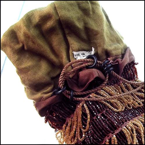 Signed Czechoslovakia Antique Art Deco Jewel Beaded Purse Opera Bag