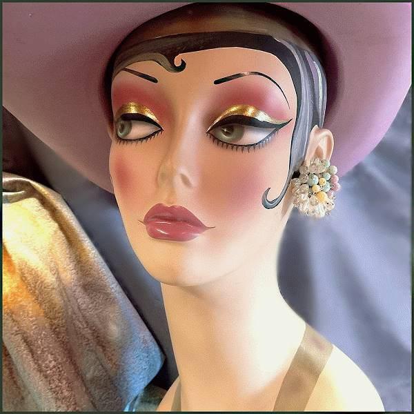 1960s Vintage Clip Earrings Unique Pastel Pearlescent Spring Bursts