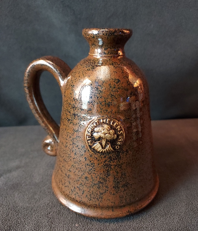 1980 Mt St Helens Vintage Pottery Vase Brown Weed Pot