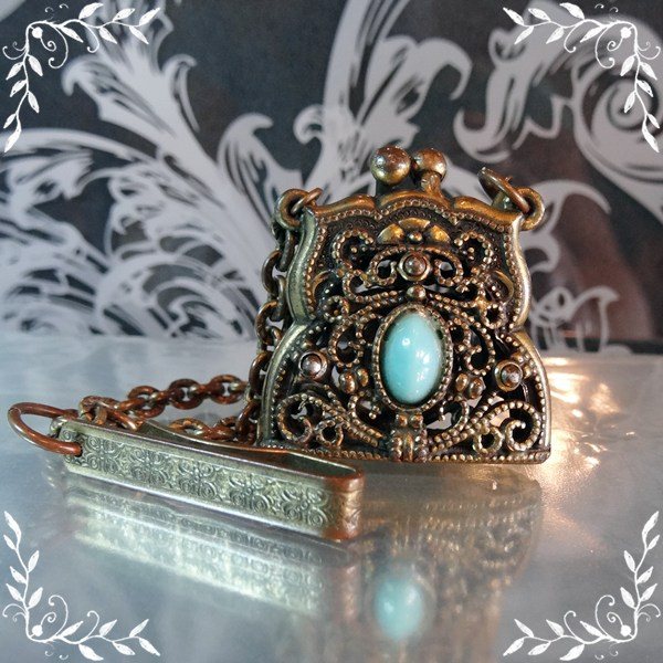 Early 1900s Antique Ladies Chatelaine Purse Necklace or Bracelet