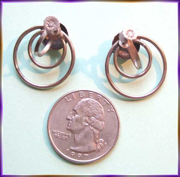 1930s Art Deco Earrings Sterling Silver Petite Hoops