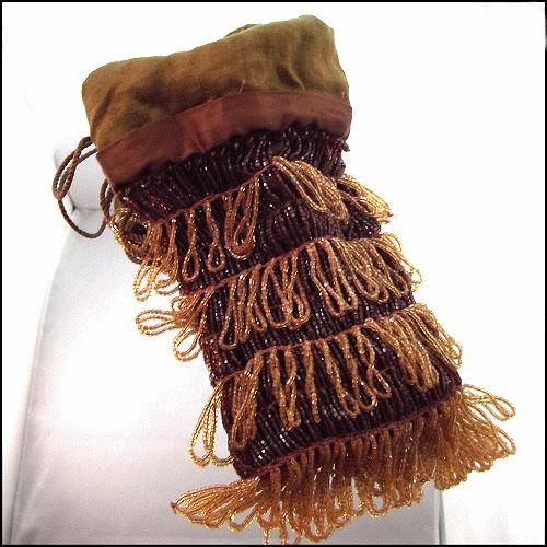 Signed Czechoslovakia Antique Art Deco Jewel Beaded Purse Opera Bag