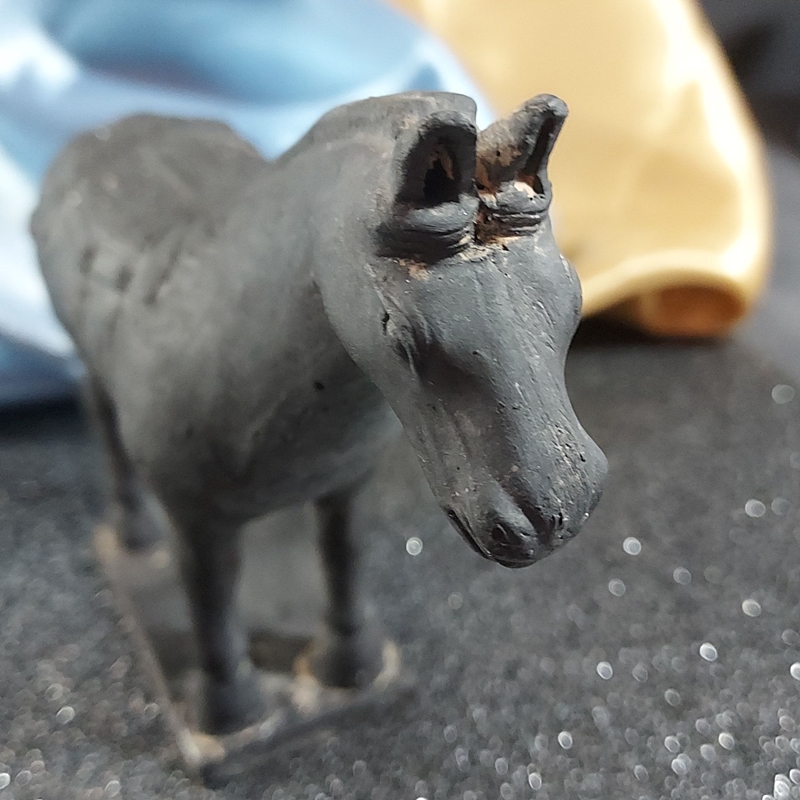 Early 19th Century Antique Horse Figurine Cast Metal