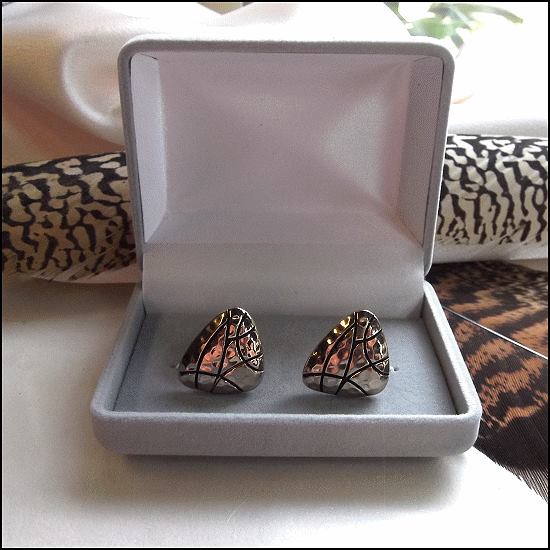 1950s Silver Gold T Monogram Vintage Cufflinks