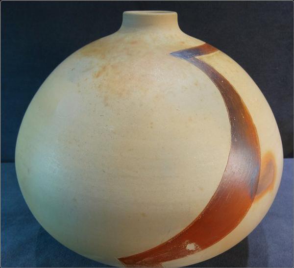 North Carolina Pottery Censer Weed Pot Jamie Kirkpatrick Pottery