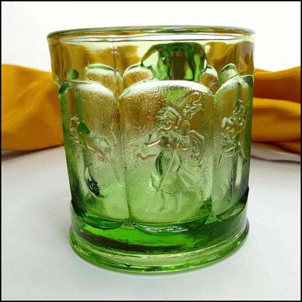 1960s Heisey Imperial Glass Mug Nursery Rhyme Childrens Collectibles