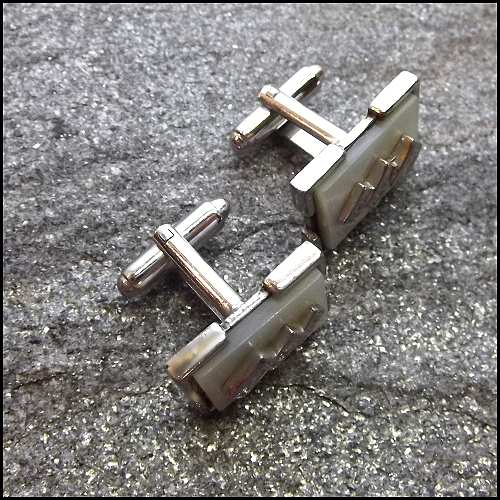 1950s Mother of Pearl Vintage Cufflinks