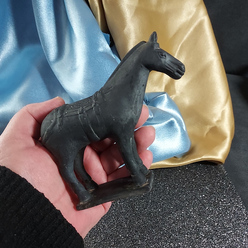 Early 19th Century Antique Horse Figurine Cast Metal