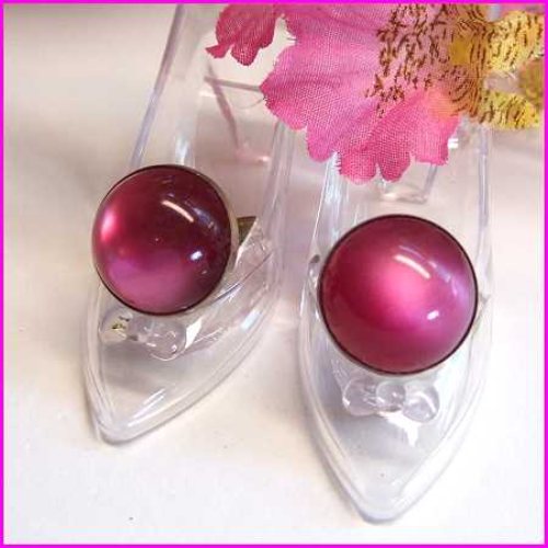 1940s Rose Pink Moonstone Vintage Cufflinks