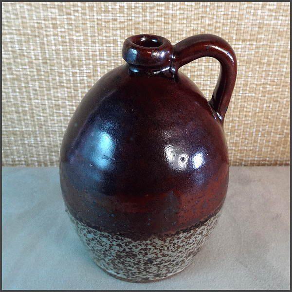 Jack Middour Pennsylvania Pottery Raku Weed Pot Jug Signed