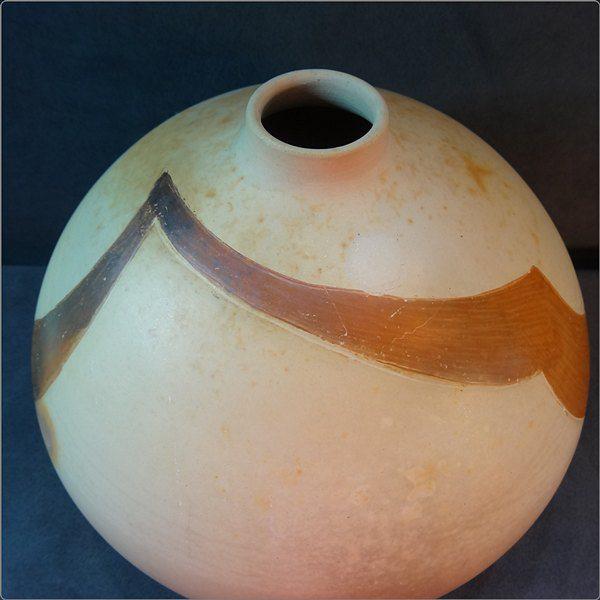 North Carolina Pottery Censer Weed Pot Jamie Kirkpatrick Pottery