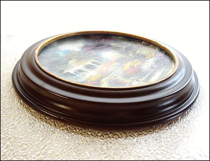 1993 Franklin Mint Collector Plate A Peacful Retreat Victorian Garden