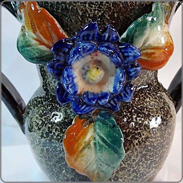 1960s Art Deco Vase Japanese Majolica Home Decor