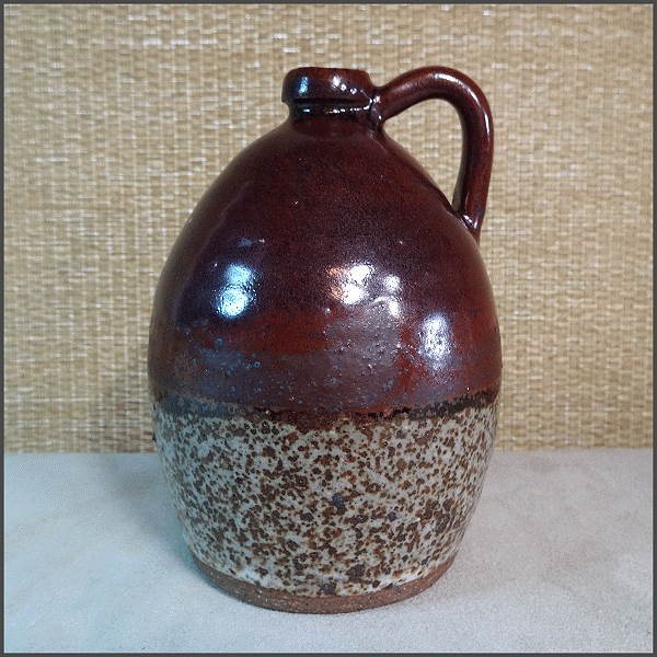 Jack Middour Pennsylvania Pottery Raku Weed Pot Jug Signed