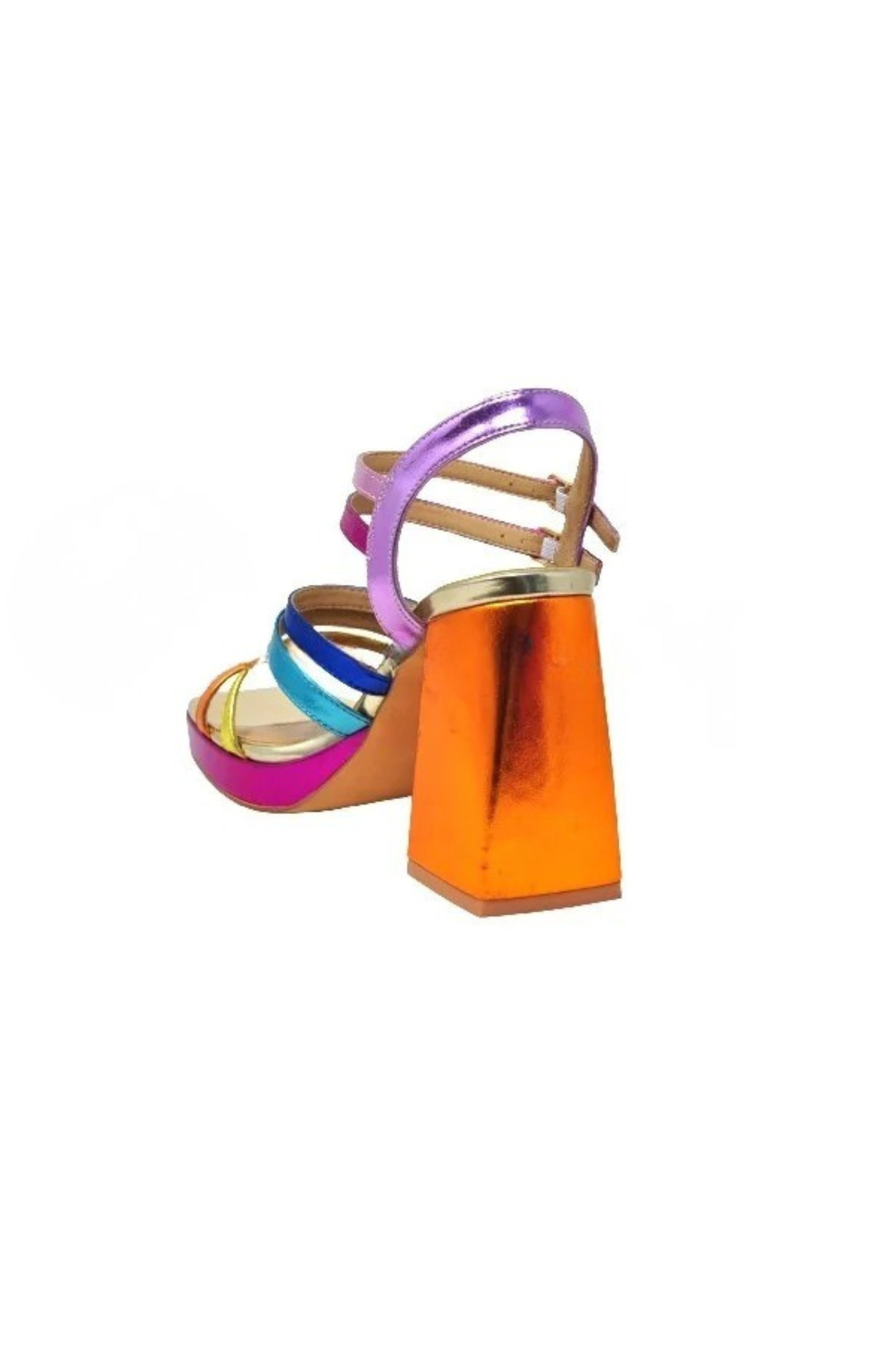  SANDALIAS MULTICOLOR DE TACÓN
