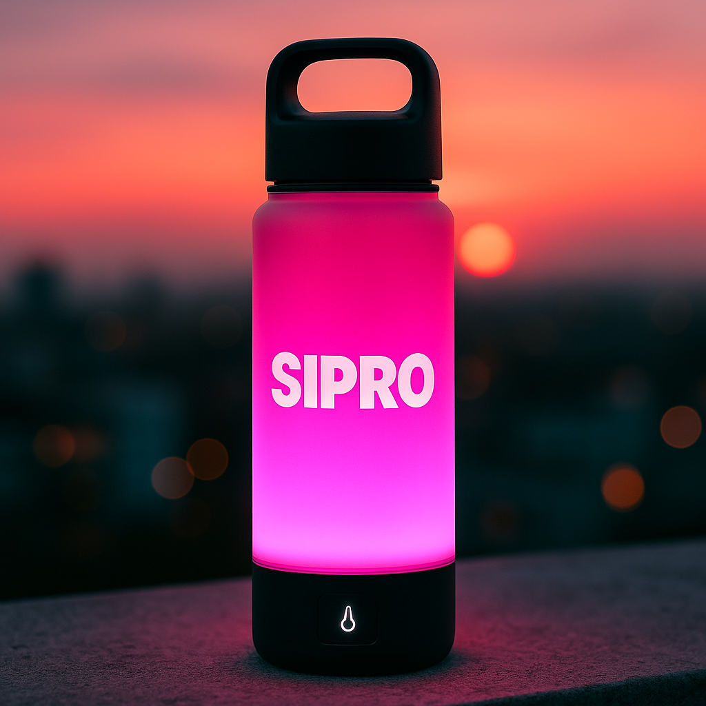 SIPRO LED Water Bottle