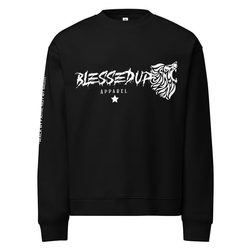 BlessedUp Unisex relax crew neck sweatshirt 