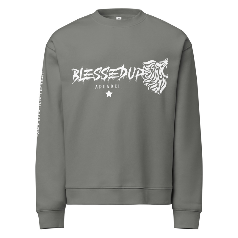 BlessedUp Unisex relax crew neck sweatshirt 