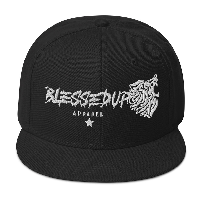 BlessedUp Apparel Black Snapback Hat