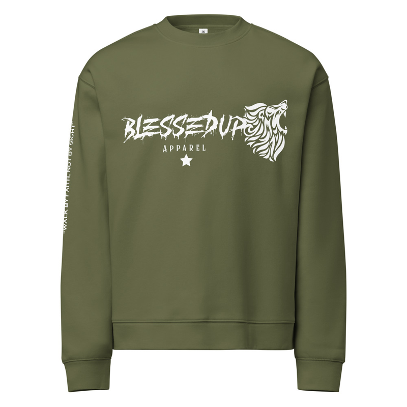 BlessedUp Unisex relax crew neck sweatshirt 