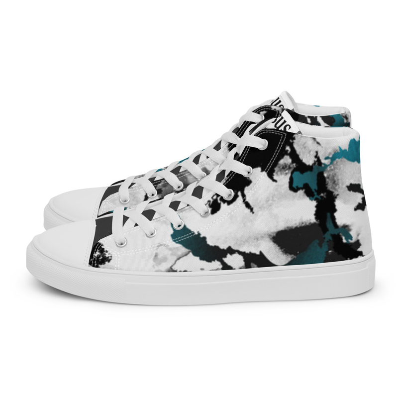 BlessedUp Jesus Men’s high top canvas shoes