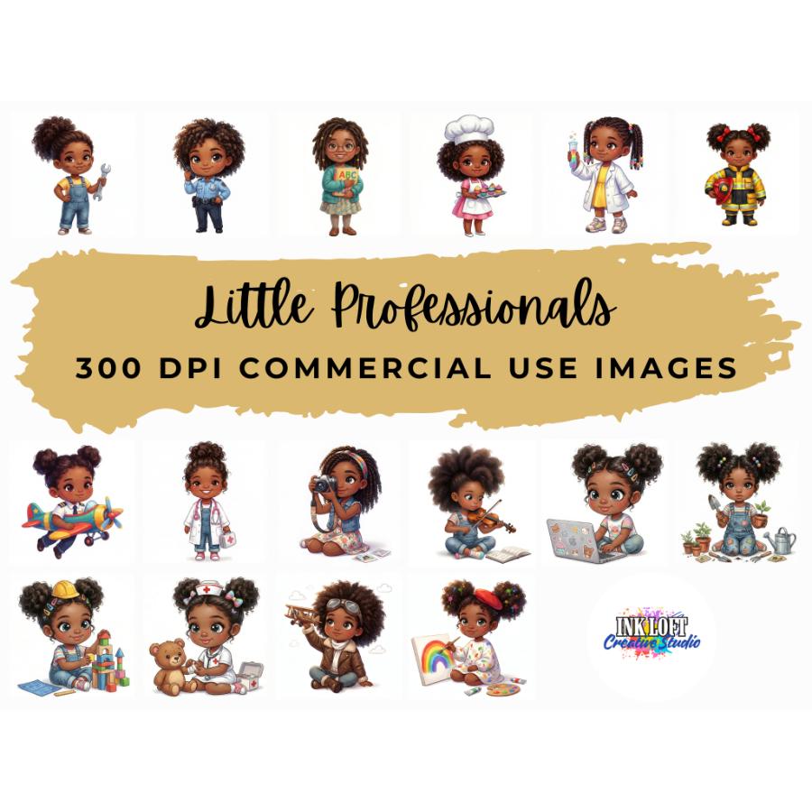 Little Professionals Clipart Collection