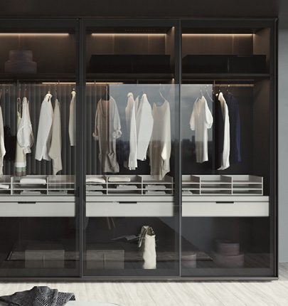 Perfil Lateral de Puerta Corredera Tiro Collection