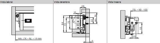 Estabilizador lateral cajones