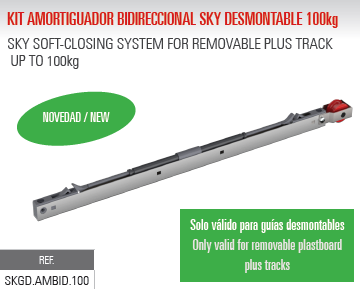 Kit Amortiguador Bidireccional Desmontable Sky 60 - 120kg