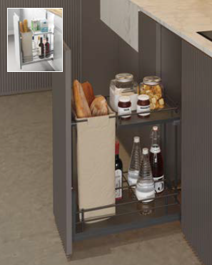 Botellero Panero Extraíble 475mm