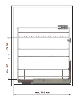 Despensero Extraíble 460mm