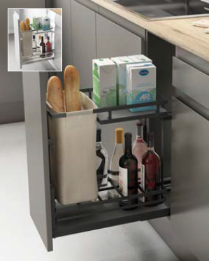 Botellero Panero Extraíble 475mm