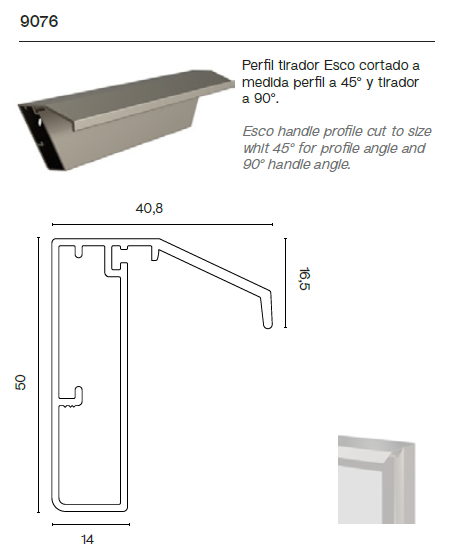 Perfiles Esco Collection