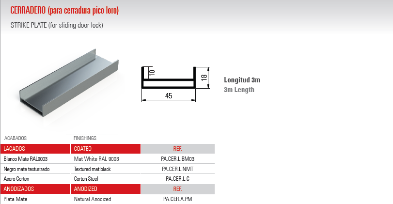 Cerradura Pico de Loro