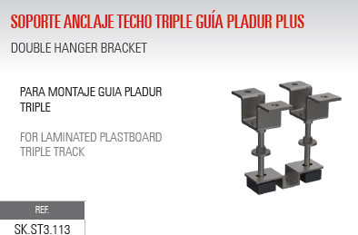 Soporte de Anclaje a Techo Guias Pladur Plus