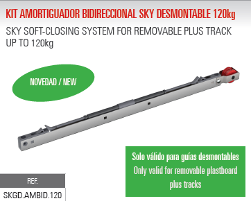 Kit Amortiguador Bidireccional Desmontable Sky 60 - 120kg
