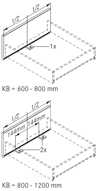Empalme Frente-Fondo para Frente Interior F8