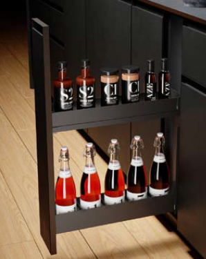 Botellero Guías Laterales 475mm