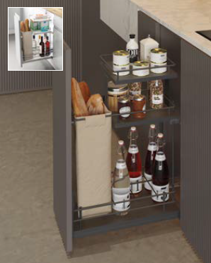 Botellero Panero Extraíble 475mm