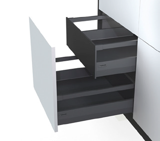Frente interior F8 para cajón interior H90 con varilla rectangular