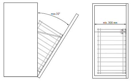 Tolva Ropa Abatible 300mm
